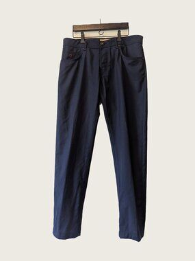 MARCO PESCAROLO - Lightweight blue pants - Sz 50